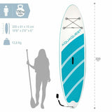 Inflatable Paddle Surf Board with Accessories Intex Aqua Quest Blue White-1