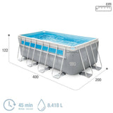 Removable pool Intex 400 x 122 x 200 cm-2