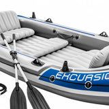 Inflatable Boat Intex Excursion 5 Blue White 366 x 43 x 168 cm-2