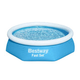 Inflatable pool Bestway Blue 1880 L 244 x 61 cm-0