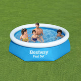 Inflatable pool Bestway Blue 1880 L 244 x 61 cm-3