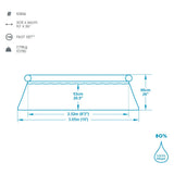 Inflatable pool Bestway Blue 3200 L 305 x 66 cm-7