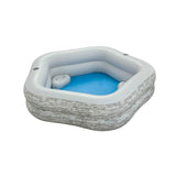 Inflatable pool Bestway Grey 213 x 206 x 53 cm-10
