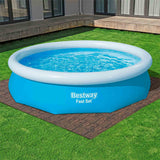 Floor protector for above-ground swimming pools Bestway 50 x 50 cm Wood-11