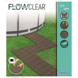 Floor protector for above-ground swimming pools Bestway 50 x 50 cm Wood-8
