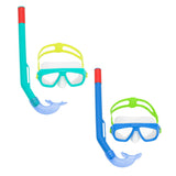 Bestway Snorkel Goggles and Tube for Children Brand Model D1400684 Blue Turquoise