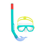 Bestway Snorkel Goggles and Tube for Children Brand Model D1400684 Blue Turquoise