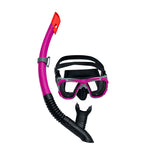Snorkel Goggles and Tube Bestway Grey Pink Adult (1 Unit)-5