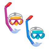 Snorkel Goggles and Tube for Children Bestway Blue Fuchsia (1 Unit)-0