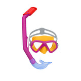 Snorkel Goggles and Tube for Children Bestway Blue Fuchsia (1 Unit)-5