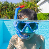 Snorkel Goggles and Tube for Children Bestway Blue Fuchsia (1 Unit)-1