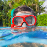 Snorkel Goggles and Tube for Children Bestway Blue Orange (1 Unit)-1