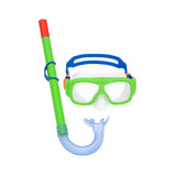 Snorkel Goggles and Tube for Children Bestway Green Pink (1 Unit)-5