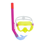 Snorkel Goggles and Tube for Children Bestway Yellow (1 Unit)-4