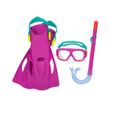 Diving Goggles with Snorkle and Fins Bestway 37-41 (1 Unit)-5