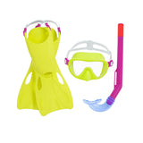 Diving Goggles with Snorkle and Fins Bestway 24-27 Blue (1 Unit)-4