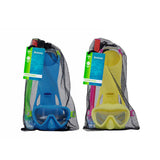 Diving Goggles with Snorkle and Fins Bestway 24-27 Blue (1 Unit)-3