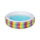 Inflatable Paddling Pool for Children Bestway Rainbow 206 x 206 x 51 cm-0