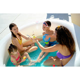 Inflatable Paddling Pool for Children Bestway Rainbow 206 x 206 x 51 cm-6
