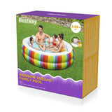 Inflatable Paddling Pool for Children Bestway Rainbow 206 x 206 x 51 cm-4