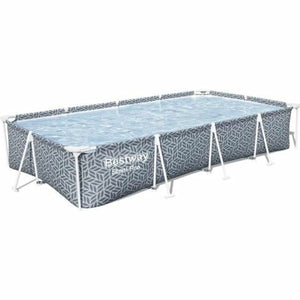 Inflatable pool Bestway Steel Pro Blue Grey-0