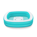 Bestway Inflatable Kids Pool 2 Chambers Family Floating Table 218x218x48 cm +6 Years-3