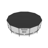 Bestway Swimming Pool Cover Ø 370 cm Black