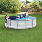 Swimming Pool Cover Bestway Black Ø 427 cm-21