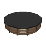 Swimming Pool Cover Bestway Black Ø 427 cm-10