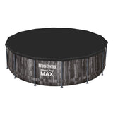 Swimming Pool Cover Bestway Black Ø 427 cm-8