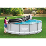 Swimming Pool Cover Bestway Black Ø 427 cm-17
