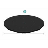 Swimming Pool Cover Bestway Black Ø 427 cm-15
