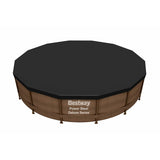 Swimming Pool Cover Bestway Black Ø 427 cm-11