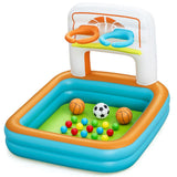 Bestway Inflatable Kids Pool with Baskets, Balls 120x107x84 cm +2 Years Garden 52728-0