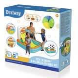 Bestway Inflatable Kids Pool with Baskets, Balls 120x107x84 cm +2 Years Garden 52728-1