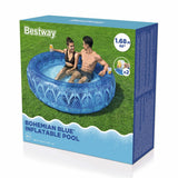 Bestway Inflatable Pool Extra Strong Blue Bohemian 168x53 cm +6 Years Garden 54479-2