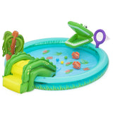 Bestway Inflatable Pool Crocodile Play Park 224x181x72 cm +2 Years Garden 53166-0