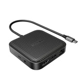 USB Hub Hyper HD583-GL Black 100 W-4