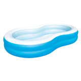 Inflatable Paddling Pool for Children Bestway Multicolour 262 x 157 x 46 cm-0