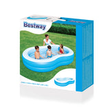 Inflatable Paddling Pool for Children Bestway Multicolour 262 x 157 x 46 cm-1