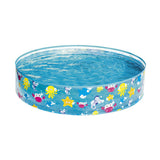 Inflatable Paddling Pool for Children Bestway 25 x 121 x 121 cm 122 x 122 x 25 cm-0