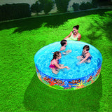 Inflatable Paddling Pool for Children Bestway Navy 183 x 38 cm-1