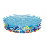 Inflatable Paddling Pool for Children Bestway Navy 244 x 46 cm-0