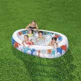 Inflatable pool Bestway Multicolour 229 x 152 x 51 cm-7