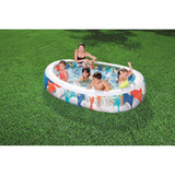 Inflatable pool Bestway Multicolour 229 x 152 x 51 cm-3