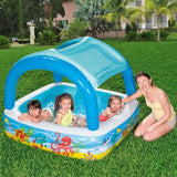 Inflatable Paddling Pool for Children Bestway 140 x 140 x 114 cm-11
