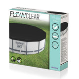 Swimming Pool Cover Bestway Black Ø 457 cm (1 Unit)-16