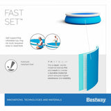 Inflatable pool Bestway Blue 940 L 183 X 51 cm-6