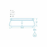 Inflatable pool Bestway Blue 940 L 183 X 51 cm-3