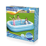 Inflatable Paddling Pool for Children Bestway Multicolour 262 x 175 x 51 cm-8